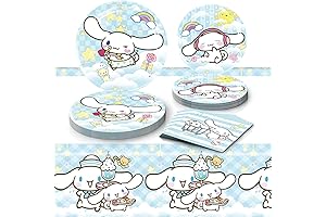 Cinnamoroll Party Supplies: Birthday Decorations for Boys and Girls