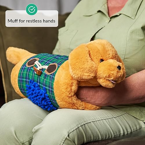 Miniatura 6 de Muff Fidget Muff Dog  Manta para ancianos  Manta antiestrés para demencia  Productos de demencia para ancianos  Regalo y actividades para personas