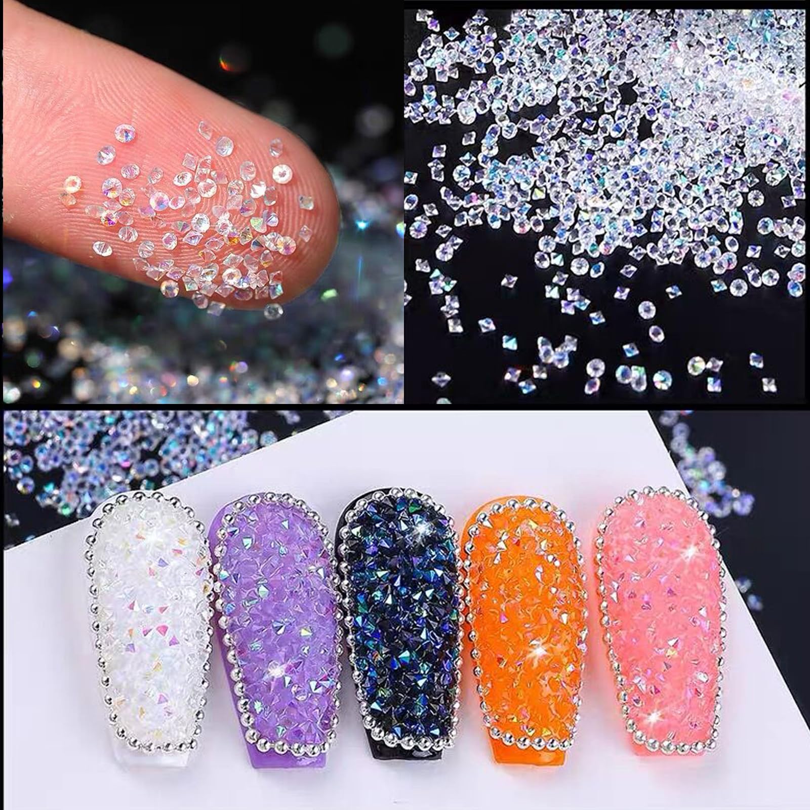 Amazon.co.jp: Doyime ウルトラミニビーズ 3D ネイルアート【15.5g】AB