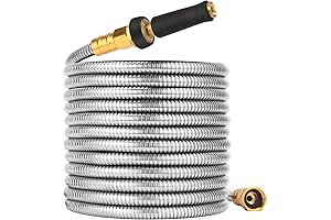 100 FT Garden Hose Expandable - Dog Proof and No Bite