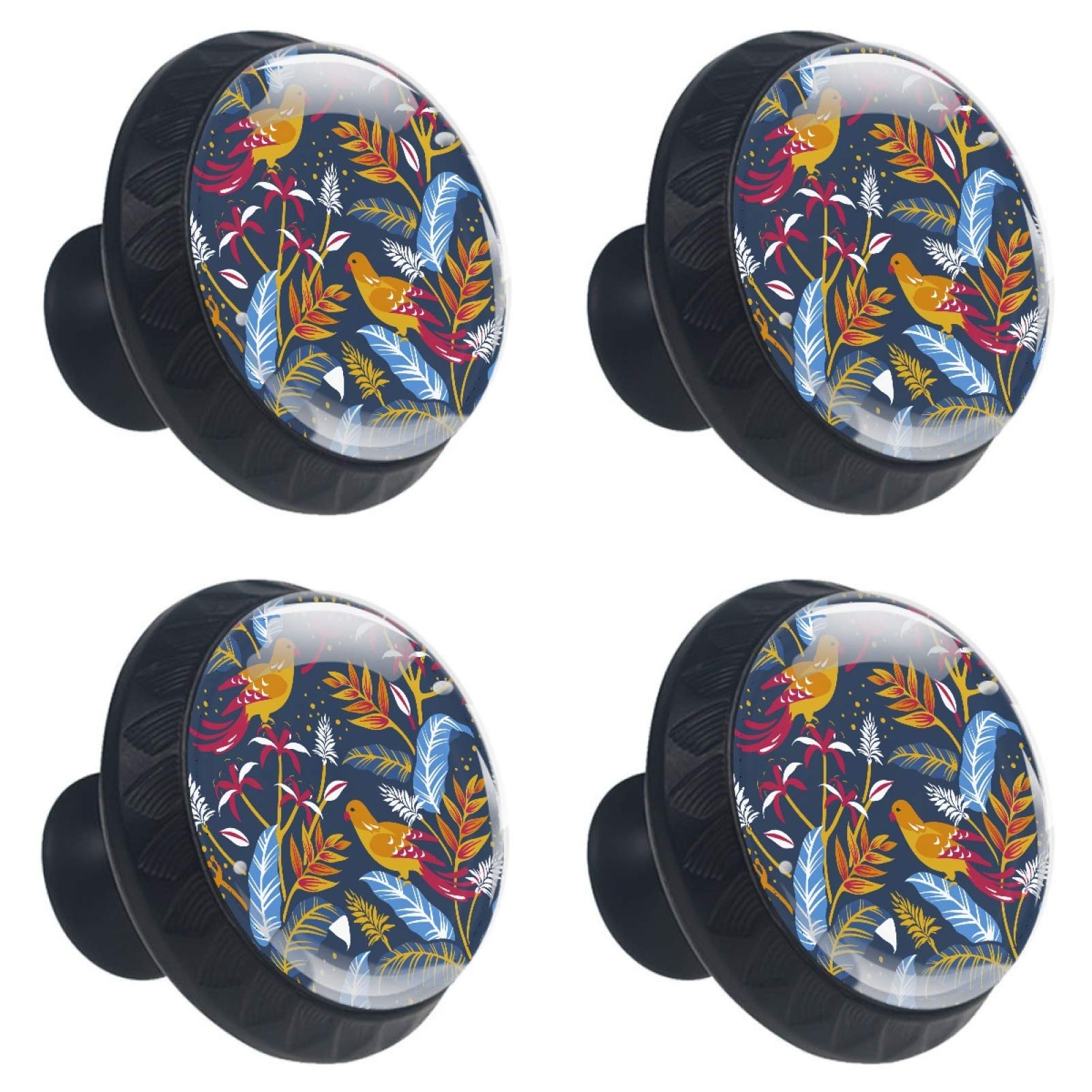 Boutons de tiroir oiseau en cristal 30 mm pour meuble et bureau