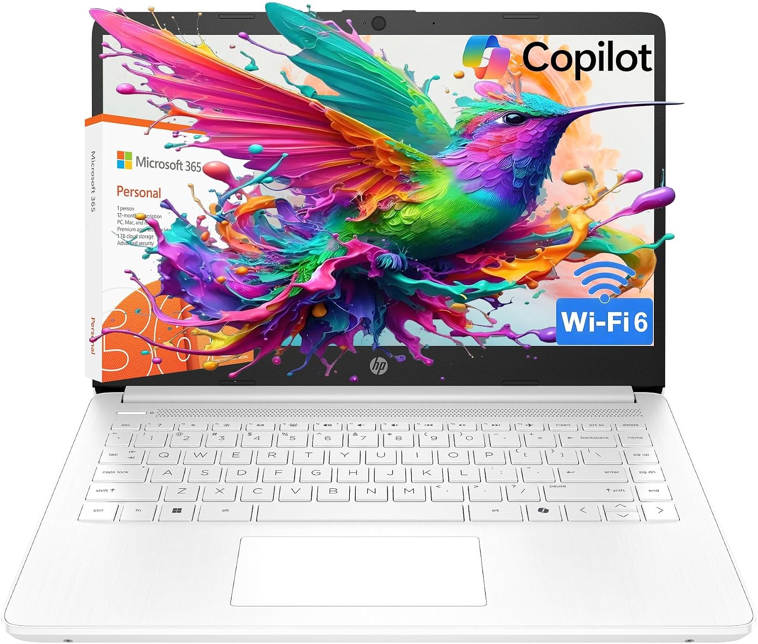 HP Essential 2026 Laptop, Office 365, Copilot AI, 4GB RAM, Intel Processor | Windows 11 Home S, WiFi 6 & Bluetooth, Camera, Fast Charge, Longtime battery life, Portable Design for Office & Student