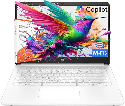 HP Essential 2026 Laptop, Office 365, Copilot AI, 4GB RAM, Intel Processor | Windows 11 Home S, WiFi 6 & Bluetooth, Camera, Fast Charge, Longtime battery life, Portable Design for Office & Student