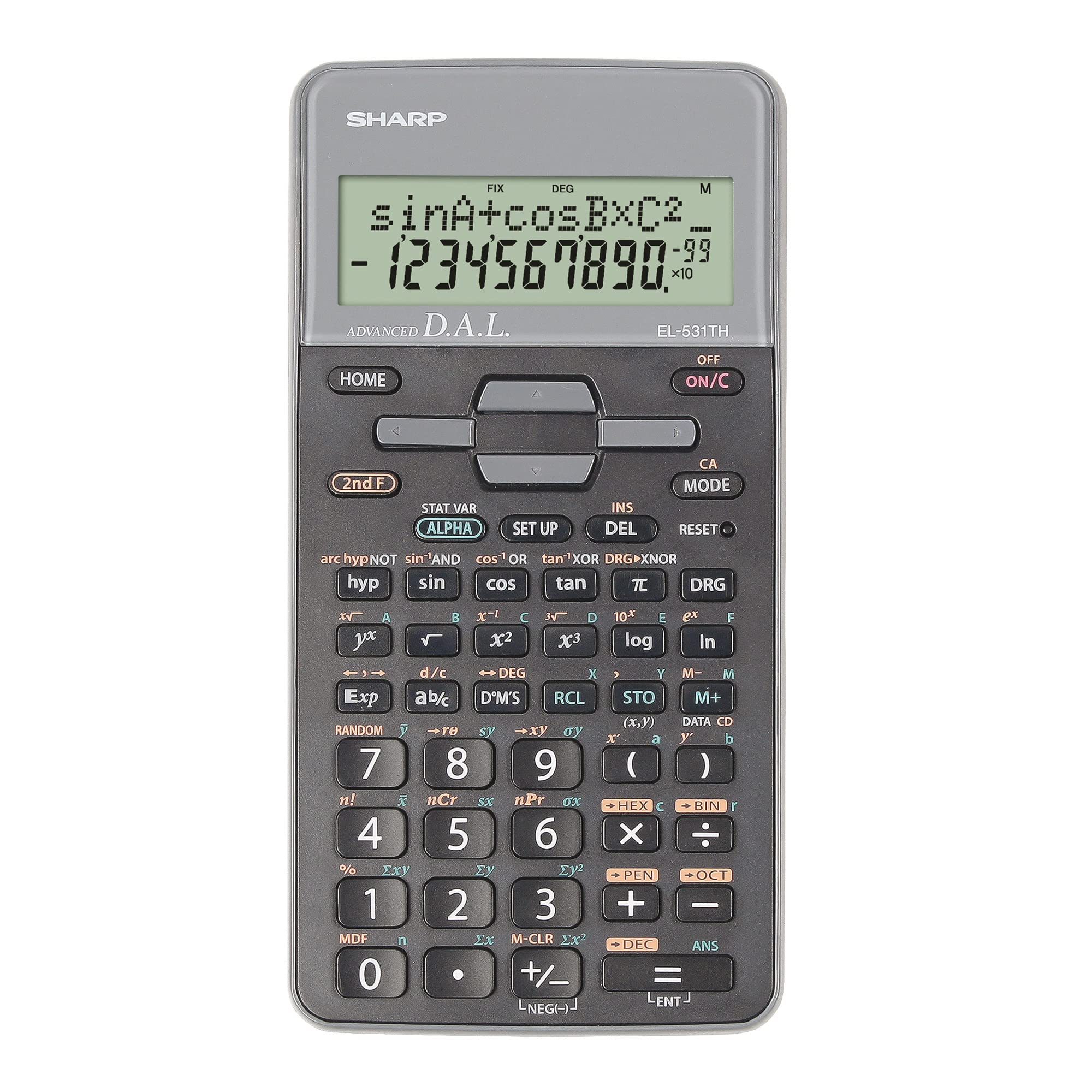 Sharp EL531THBGY Calculatrice Scientifique