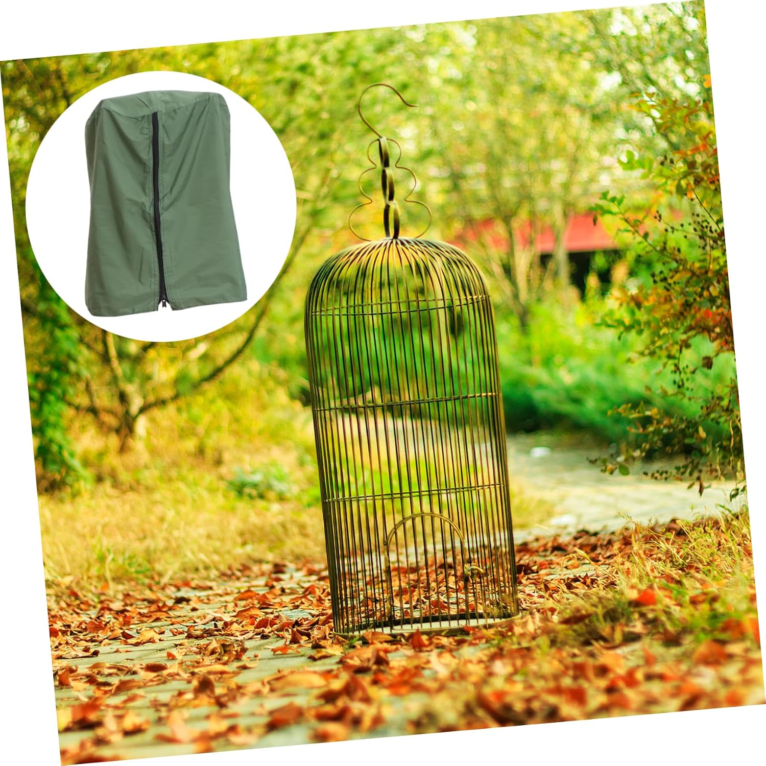 Birdcage Cover Mesh Bird Cage Outdoor Cover Large Parrot Cage Shading Cloth Random Color