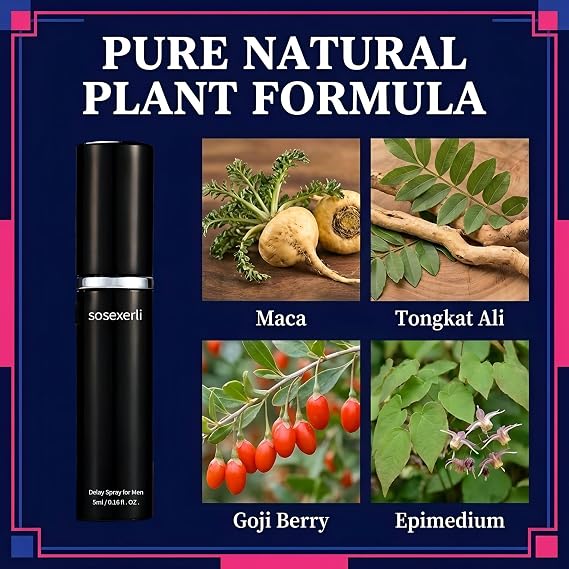Delay Sprayer for Long Last Men, Fast-Acting Formula, Enhancing Intimacy Experience for Couples, Retardante para Caballeros, Travel-Size Personal Care Mist, 5ml (0.16 FL oz)