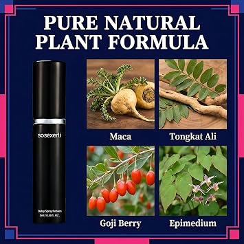 Delay Sprayer for Long Last Men, Fast-Acting Formula, Enhancing Intimacy Experience for Couples, Retardante para Caballeros, Travel-Size Personal Care Mist, 5ml (0.16 FL oz)