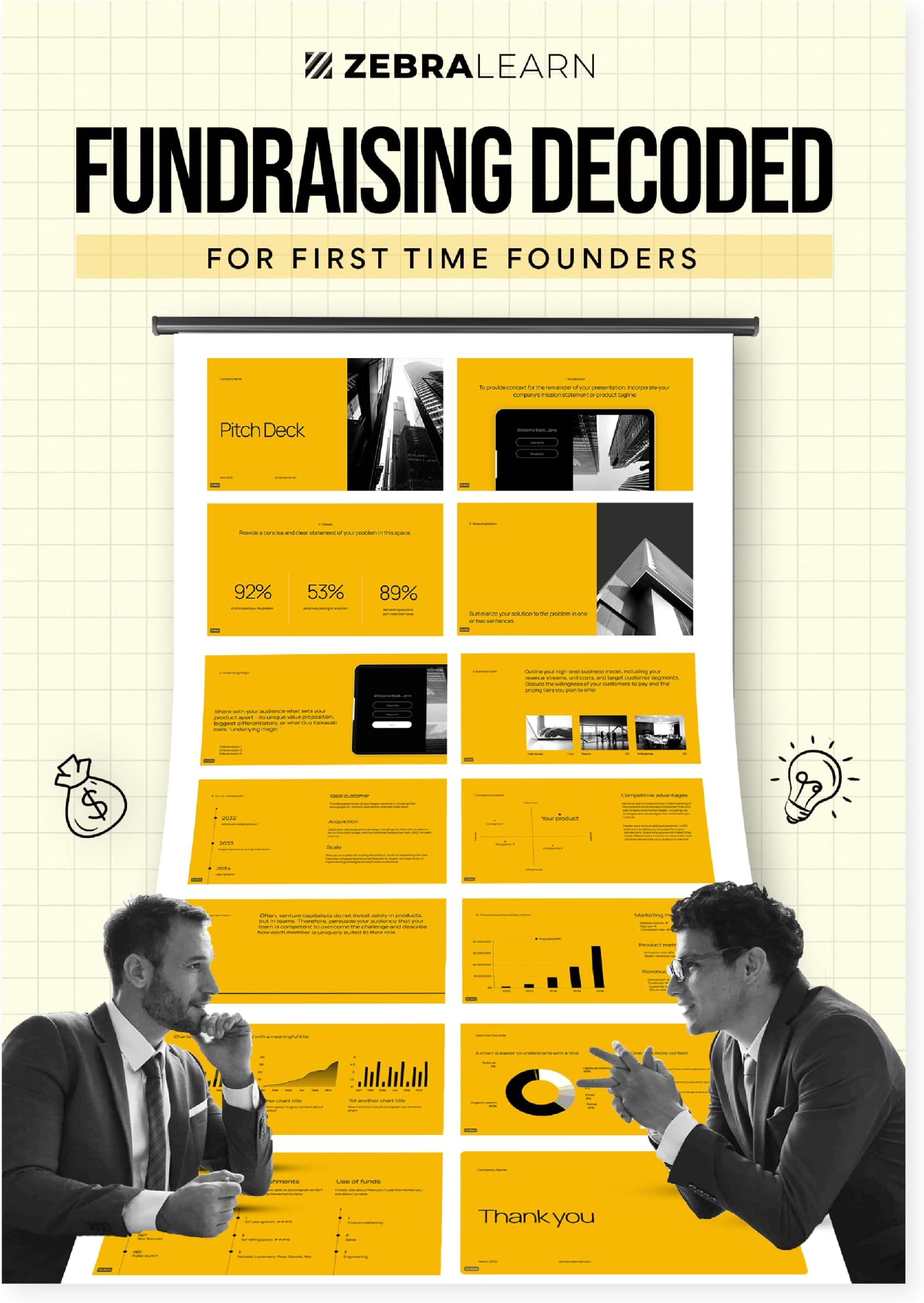 Fundraising Decoded: For First Time Founders & Entrepreneurs | A Guide for Startup Founders on Navigating of Raising Capital, Venture Deals, Valuations, Investor Pitch Due Diligence | ZebraLearn Book Hardcover – January 1, 2023