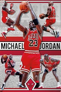 Trends International Michael Jordan - Collage Wall Poster, 22.375" x 34", Premium Unframed Version