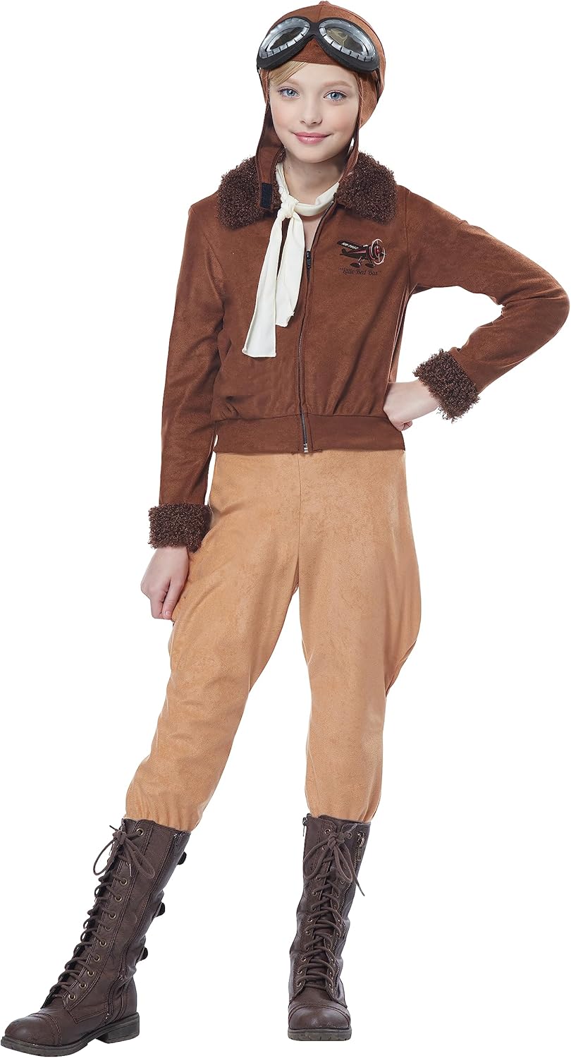 California Costumes unisex-child Amelia Earhart/Aviator