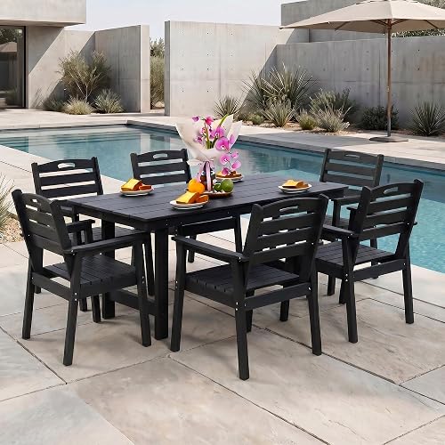 Casaphoria 7 Piece Outdoor Patio Dining Set (1 Table &