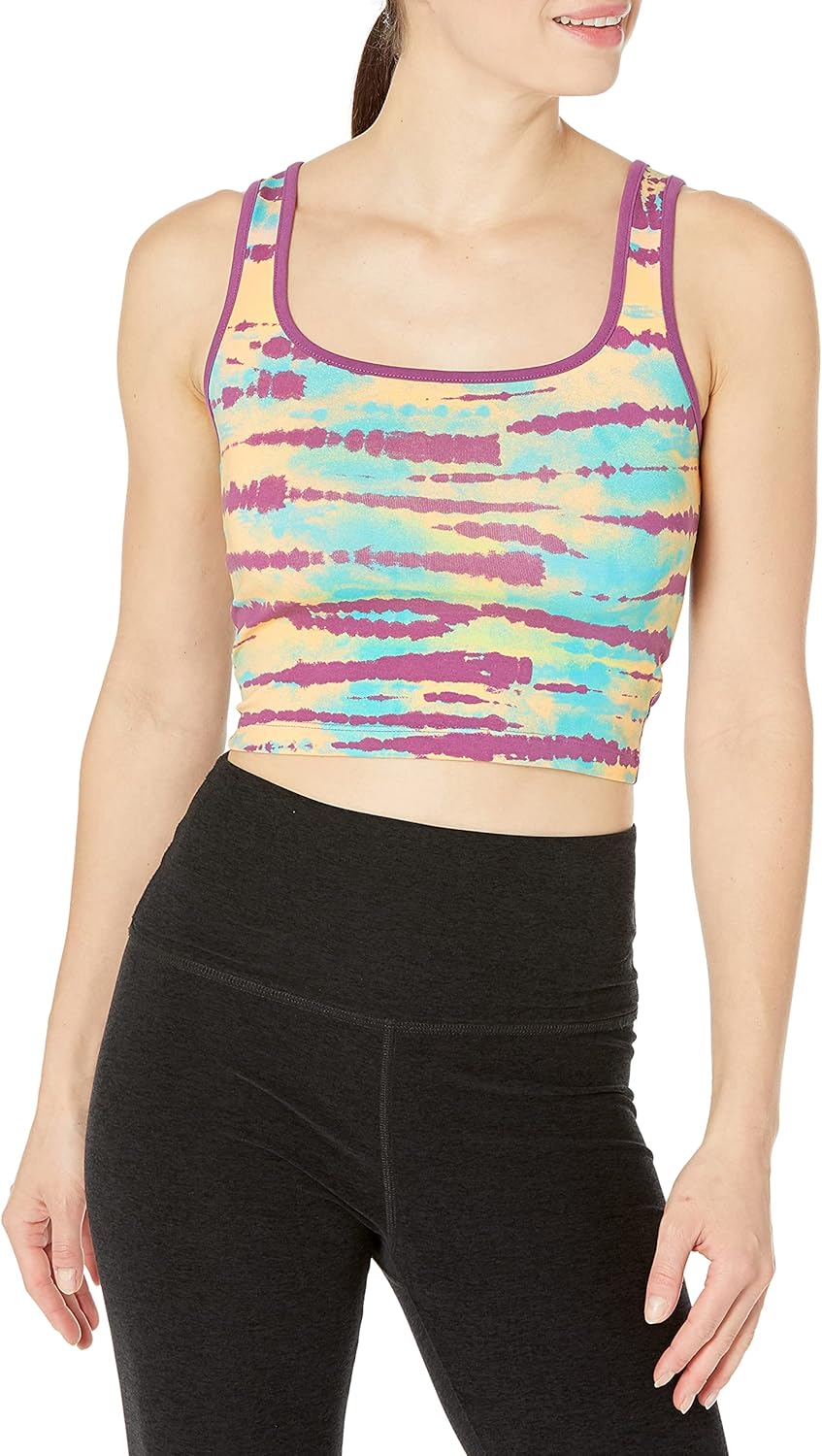 PUMA womens Tie Dye Tank Shirt, Byzantium, Small US