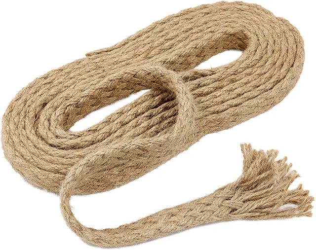 Natural Jute Blue Strap Rope - 2cm x 5m for Gardening & Crafts