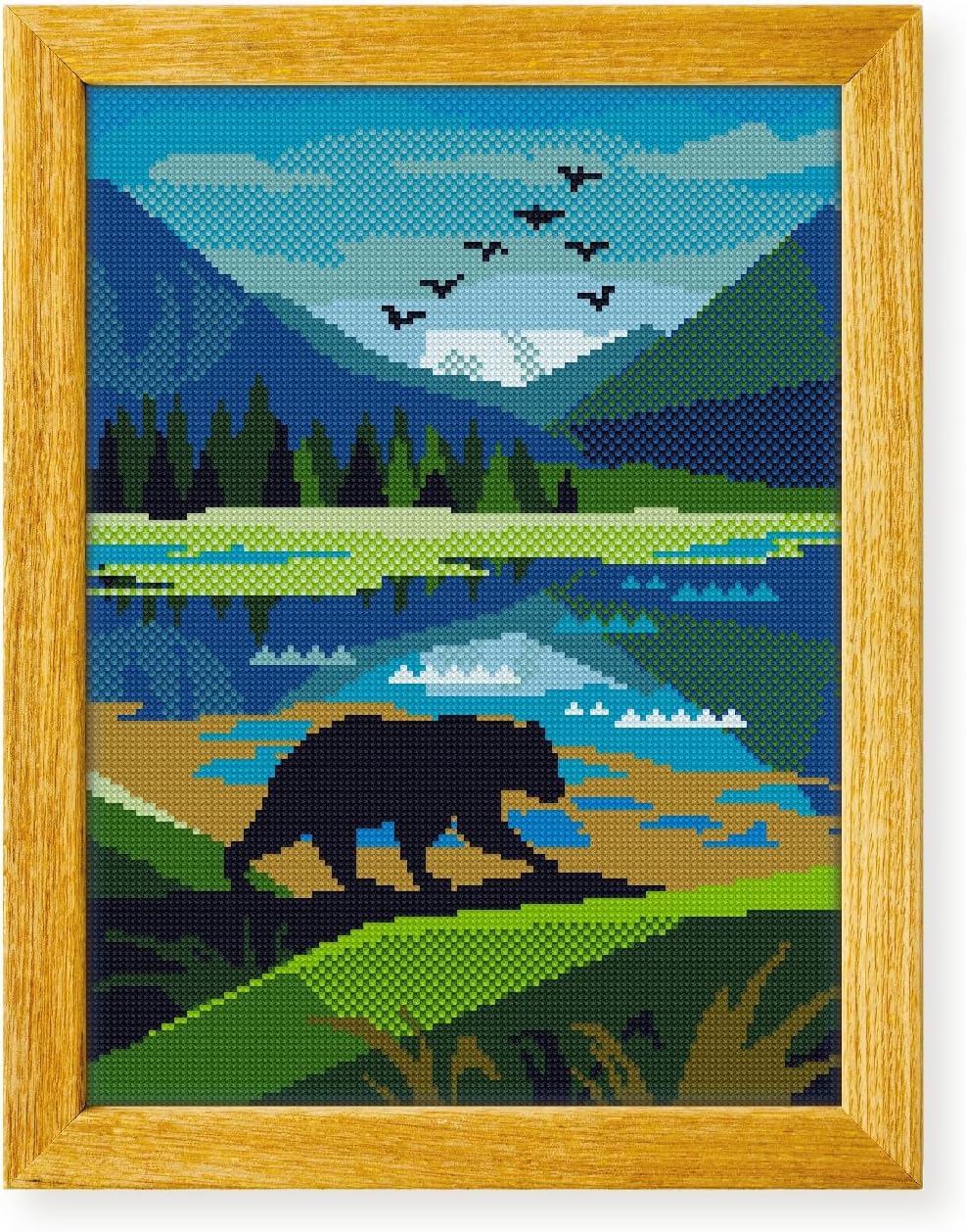 Awesome Pattern Studio Wrangell St Elias National Park DS1176, Diamond Painting Kit, Diamond Art Kits for Adults, Full Drill 5D Diamond Dots Kits. All Items Included.
