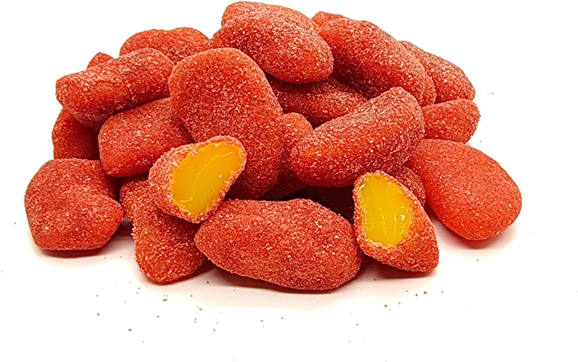 Spicy Mango Gummies - 1 pound - Gomitas de Mango Enchiladas - MEXICAN STYLE- by Gamar Foods.