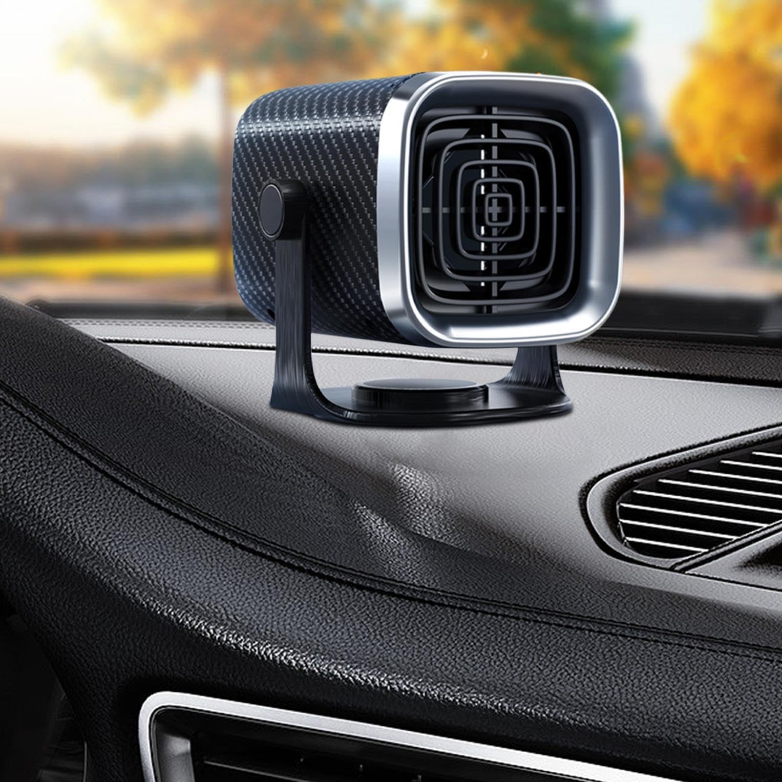 Riscaldatore Auto Portatile,24V Portatile Rotante Ad Alta Efficienza Riscaldatore Veicoli Invernale - Ventilatore Auto Con Funzione Antisbrinamento Vetri | per Furgoni SUV Taxi Camion