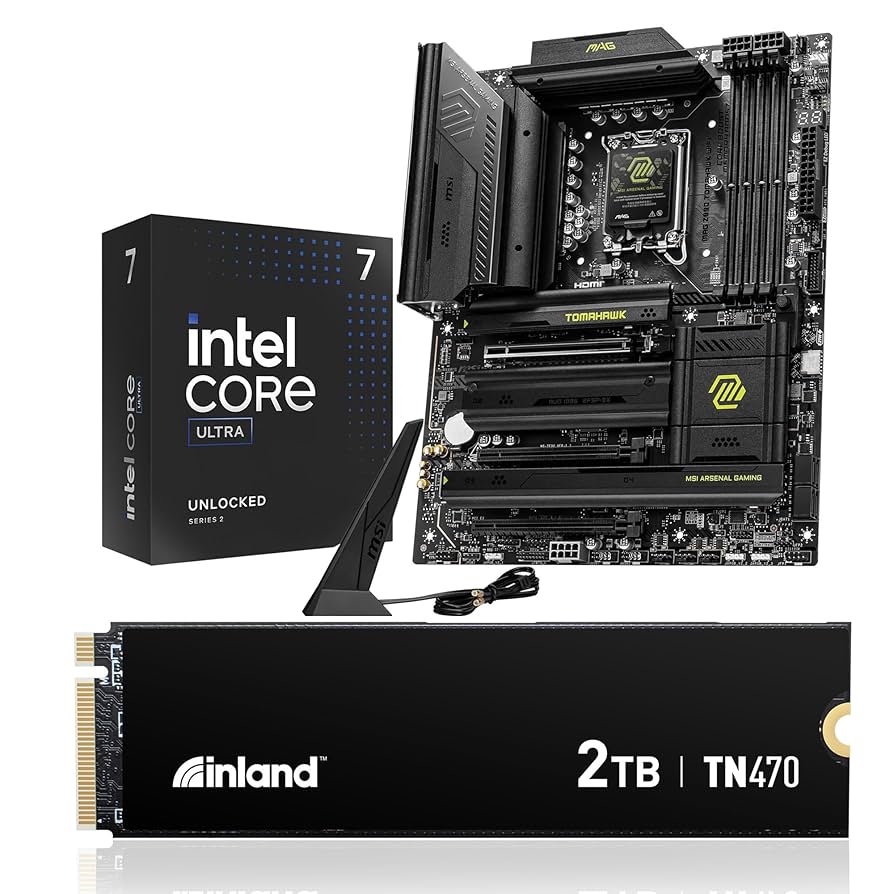 Amazon.com: INLAND 3-in-1 Combo: Intel Ultra7 265K CPU + Msi