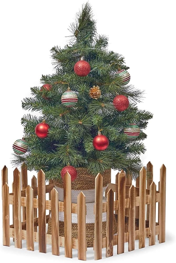 Amazon.co.jp: 小さな木製ピケットフェンス クリスマスツリーと庭用 Amazon.co.jp: 小さな木製ピケットフェンス クリスマスツリーと庭用