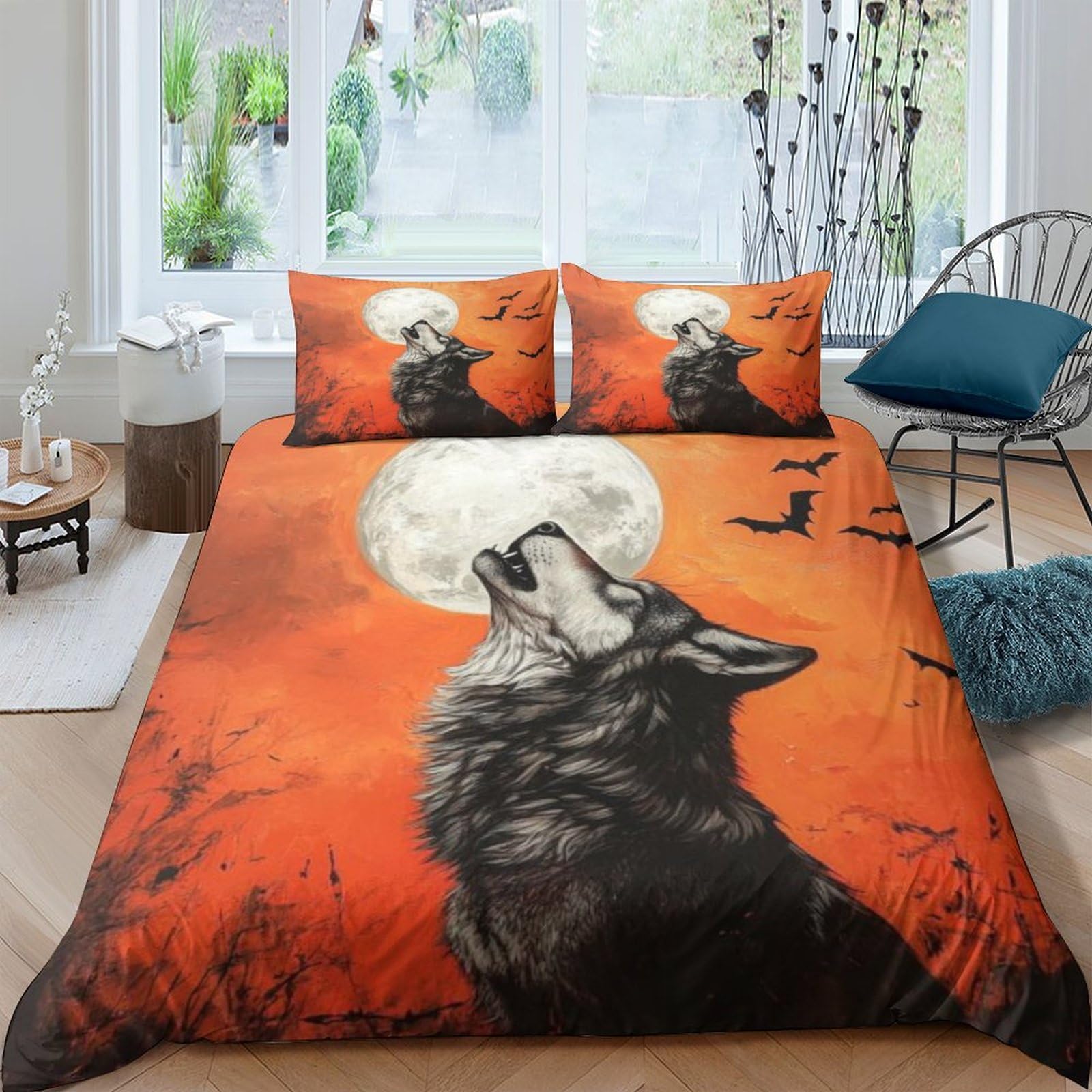 Housse de couette loup imprimée en 3D pour transformer l'ambiance de votre chambre