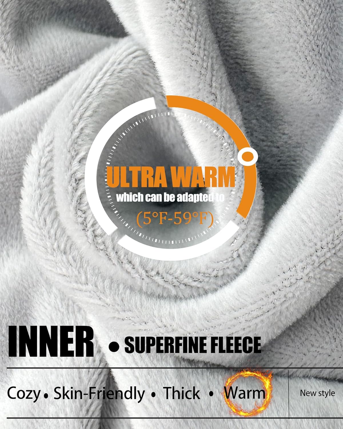 Fleece Lined Wool Beanie Hat for Women Men,Soft Womens Winter Hats Chunky Warm Wool Beanies Hats Snow Ski Skull Cap - Image 2