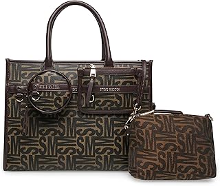 Steve Madden Tile Multi Pouch Tote, Honey