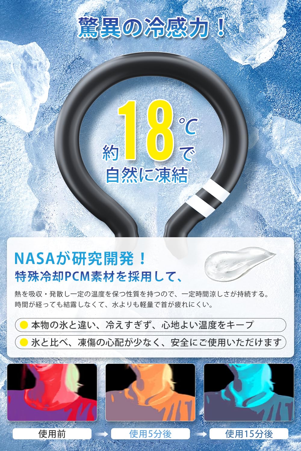 Amazon.co.jp: (Newly released & COSMOS Certified) Cool Ring