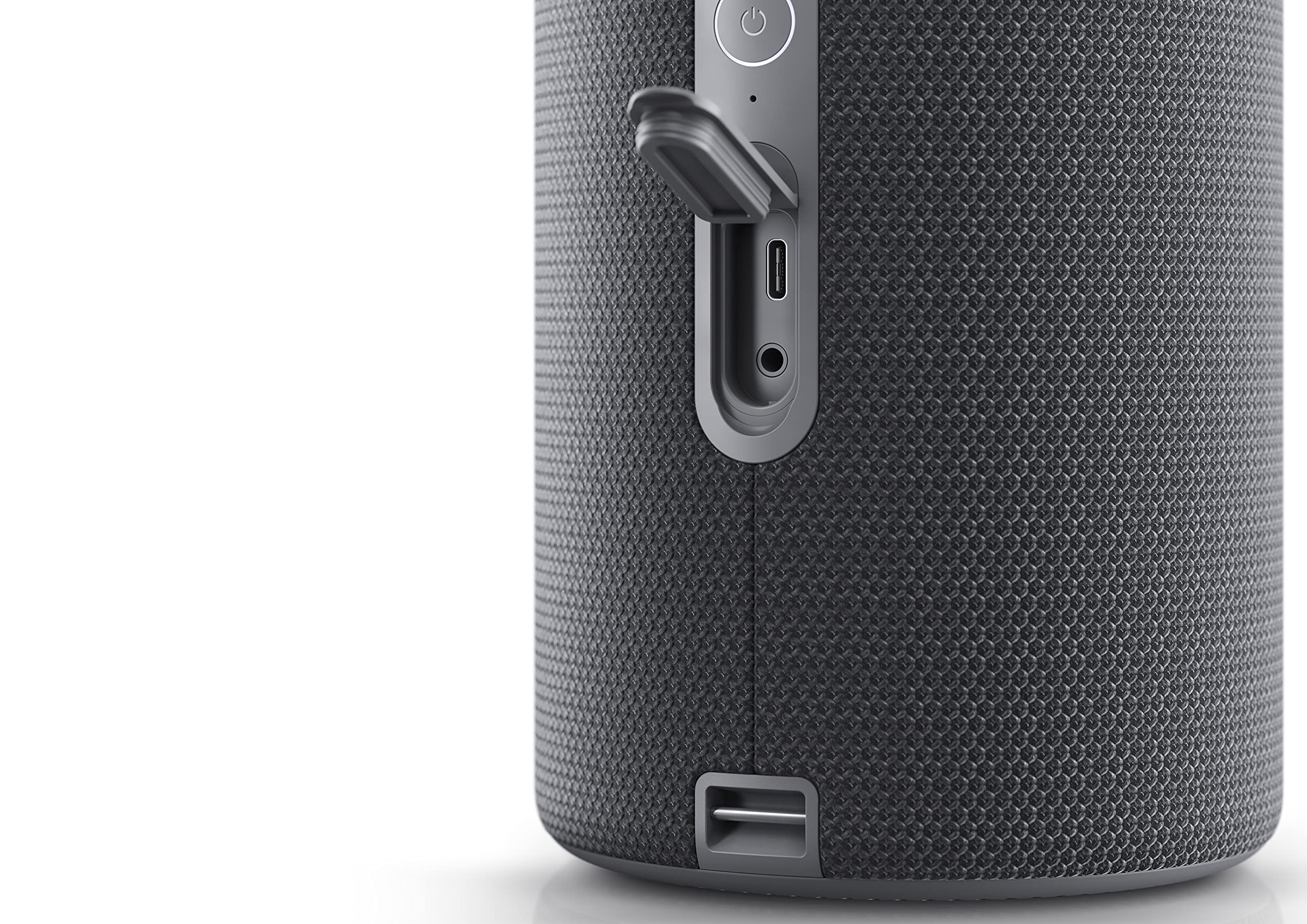 Loewe We. by Hear 2 Storm Grey Outdoor/Indoor Bluetooth Speaker, 60 W, Resistente all'Acqua, Altoparlante Bluetooth Portatile, Ricaricabile, qualità Audio Trasparente, Lunga Durata, IPX6