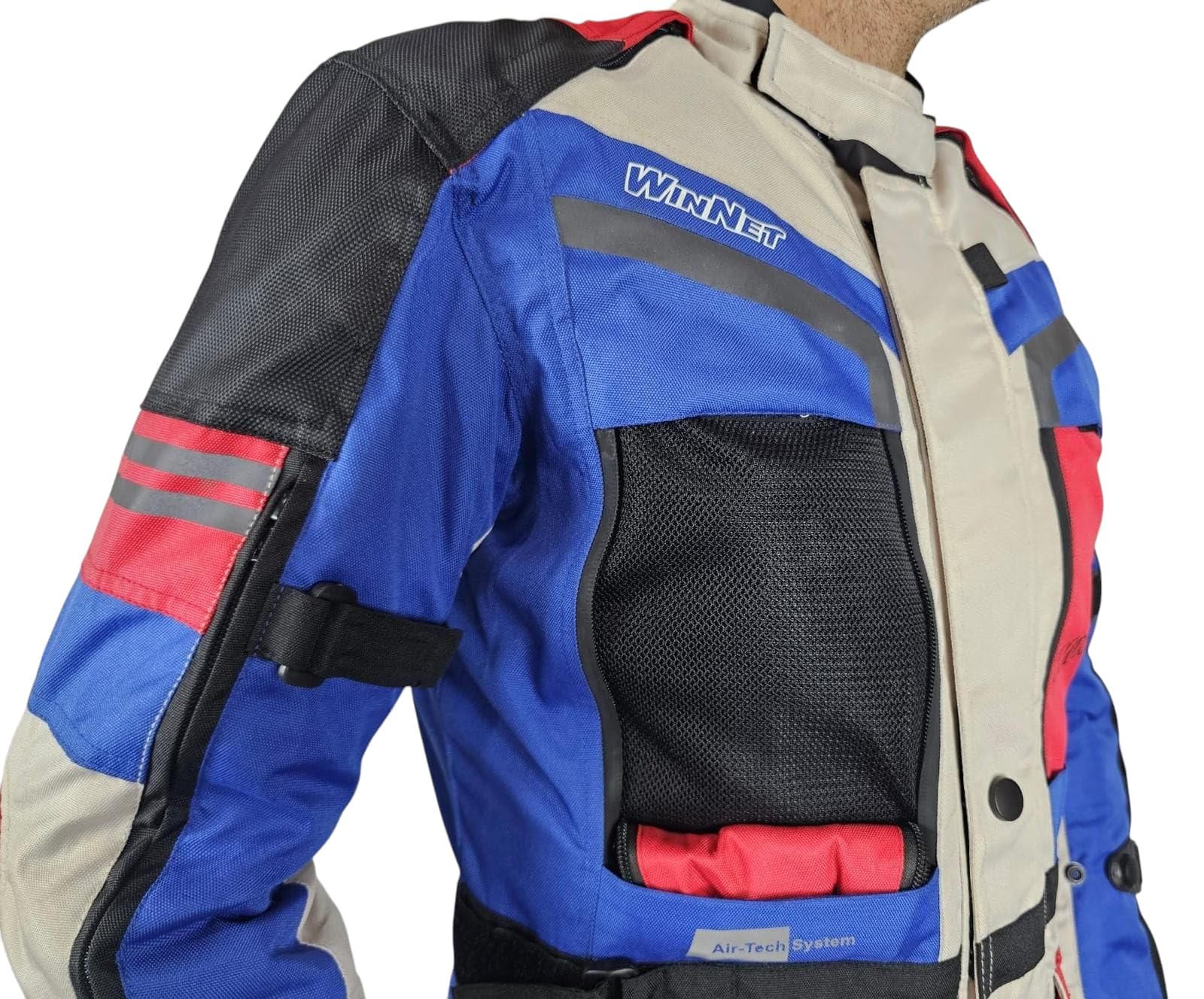 WinNet Completo tuta moto in cordura giacca e pantaloni per turismo