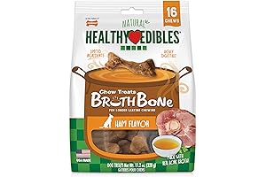 Nylabone Healthy Edibles Broth Bone Dog Treats
