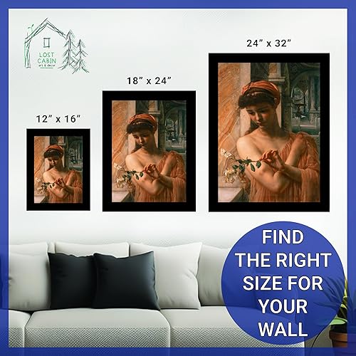Miniatura 6 de Lost Cabin Psyche in the Temple of Love by Edward John Poynter  Canvas in Gold Beveled Frame  Fine Artwork Painting Reproduction  Framed Wall Art
