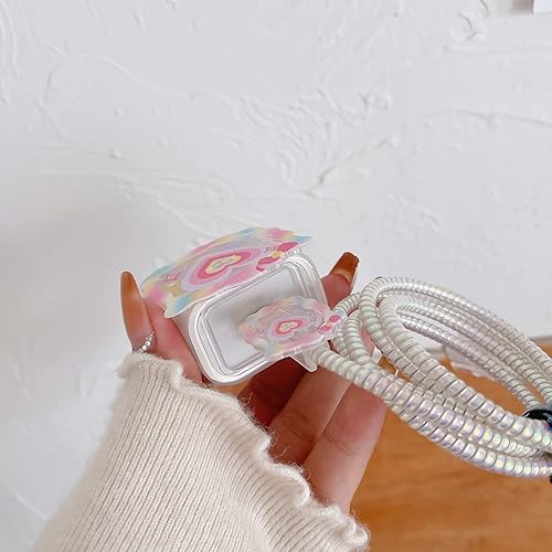 Miniatura 5 de Bonito protector de cable de bricolaje, compatible con iPhone 20 W, adaptador de corriente USB-C y cable Lightning