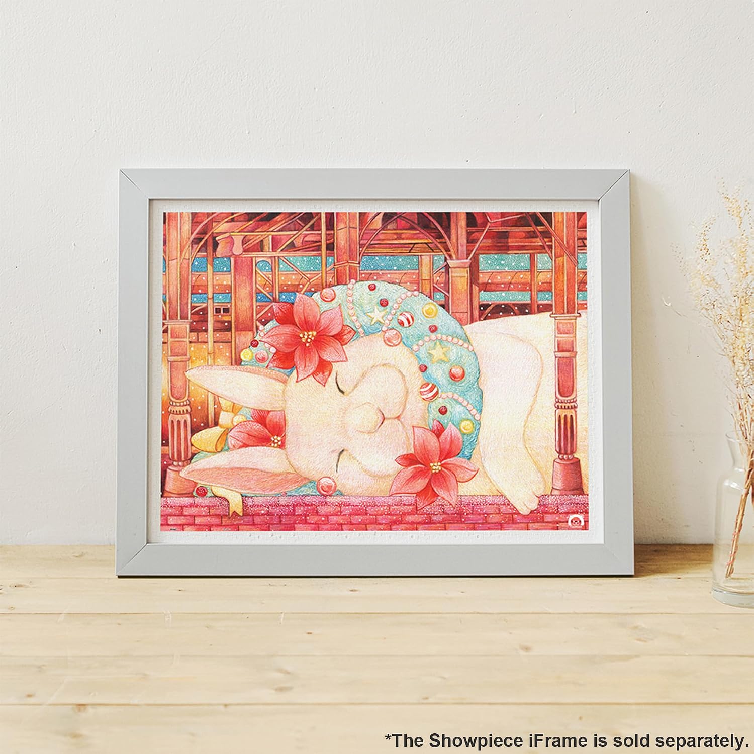 Pintoo Jigsaw Puzzles 1200 Piece for Adults - Cotton Lion - Goodnight Rabbit Beautiful Plastic Puzzle for Home Decor Zero Dust Easy Storage [H3391]