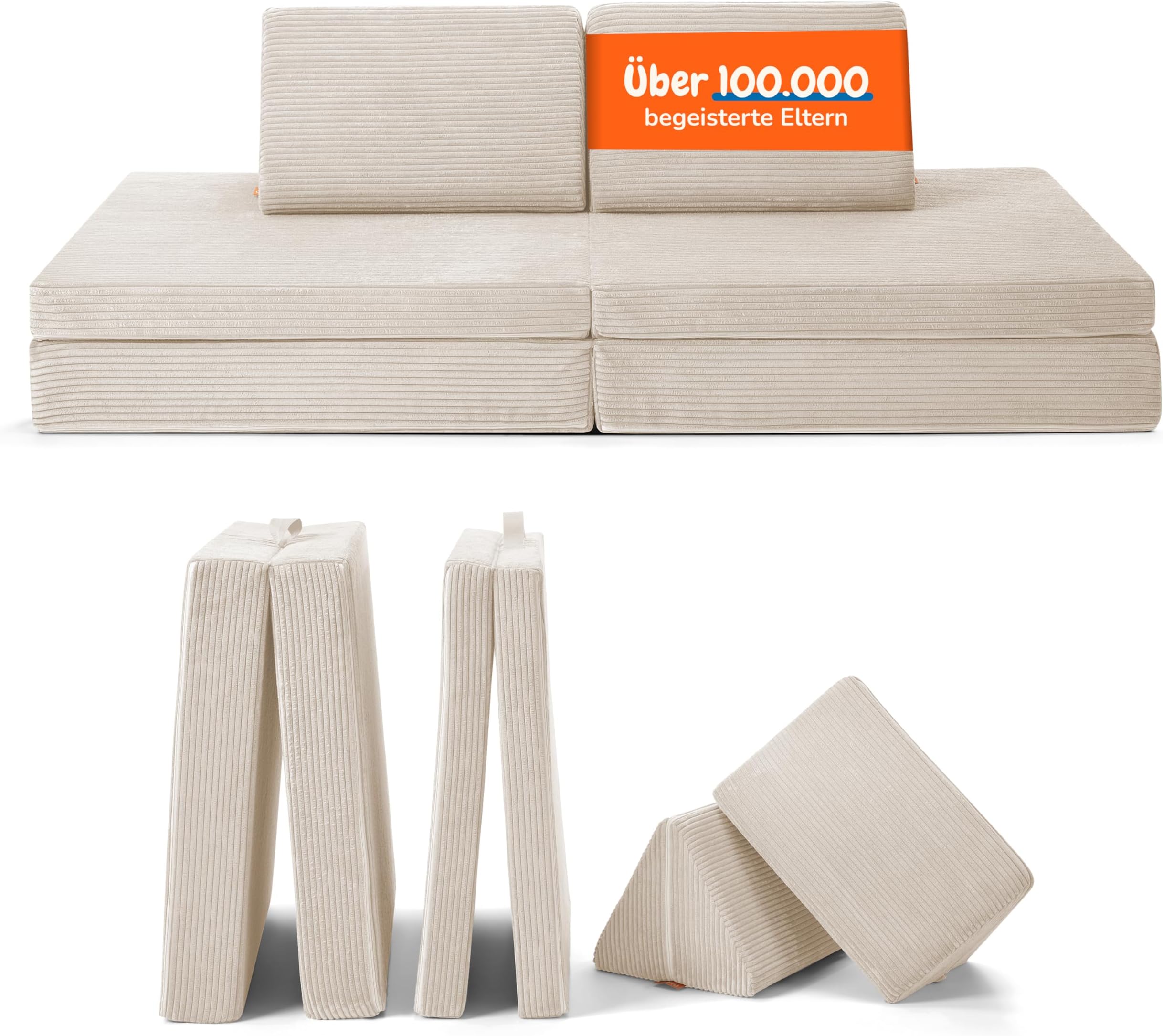 Linodino Spielsofa Für Kinder – Montessori Kindersofa