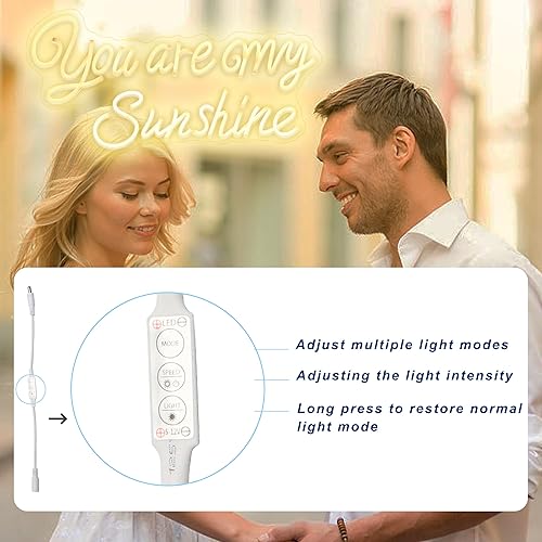 Miniatura 4 de Letrero de neón para decoración de pared, decoración de boda con texto en inglés Will You Marry Me for Proposal, luz de neón grande regulable de 23