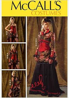 McCall's Pattern Company M6911 Misses' Bolero, Corset, Skirt and Overskirt Sewing Template, Size A5