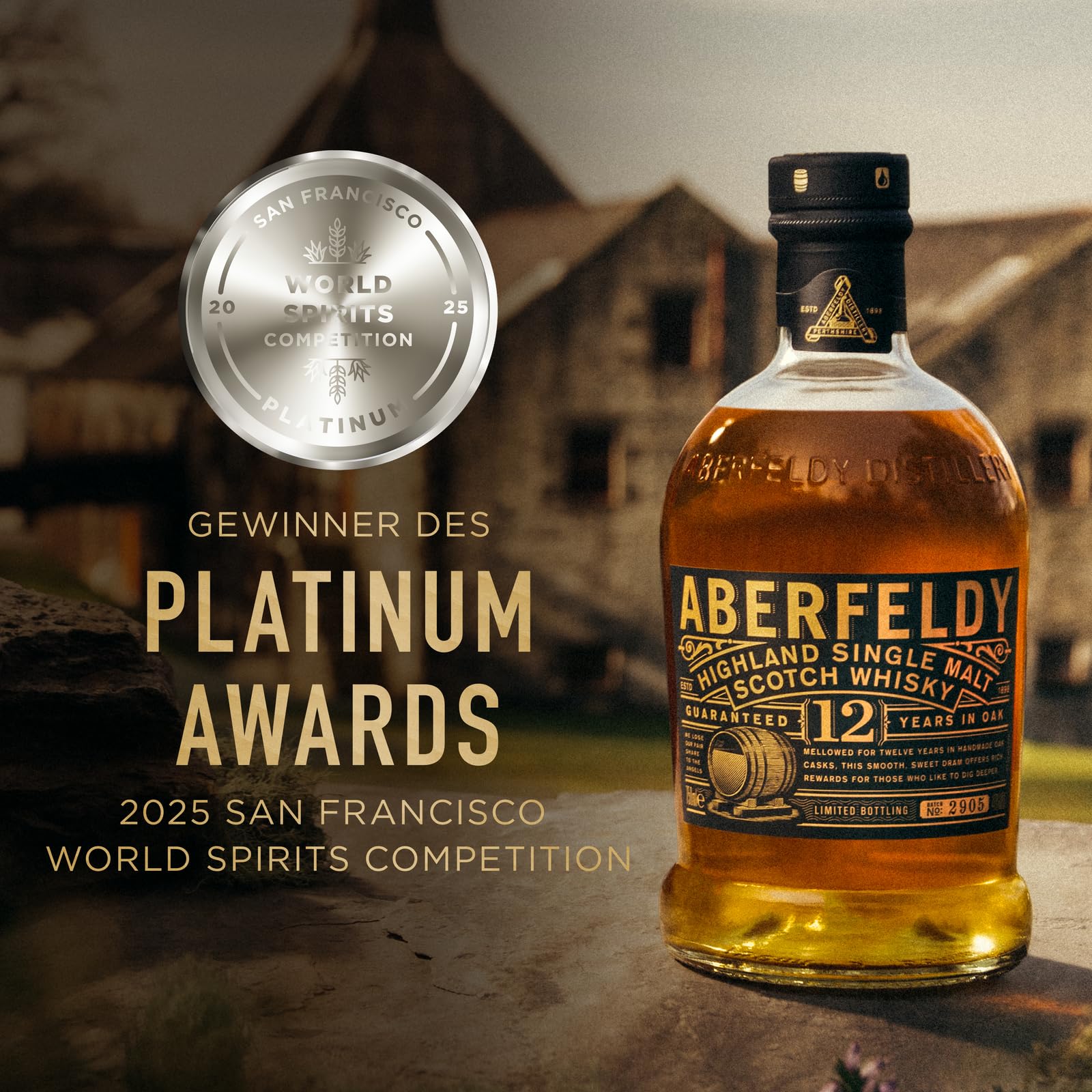 Aberfeldy 12 Jahre Single Malt Scotch Whisky 40% 70 cl Premium-Whisky