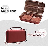 Vista 5 de LTGEM - Funda compatible con KORG Volca FM2 / Drum/Keys/Beats/Mix/Kick/Bass/Nubass/Modular/Sample 2 Digital Synthetizer, bolsa de almacenamiento