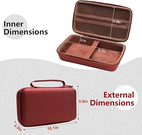 Miniatura 5 de LTGEM - Funda rígida para máquina de batería Korg, sintetizador Korg FM, sampler digital Korg VOLCA SAMPLE2 y más (solo funda)