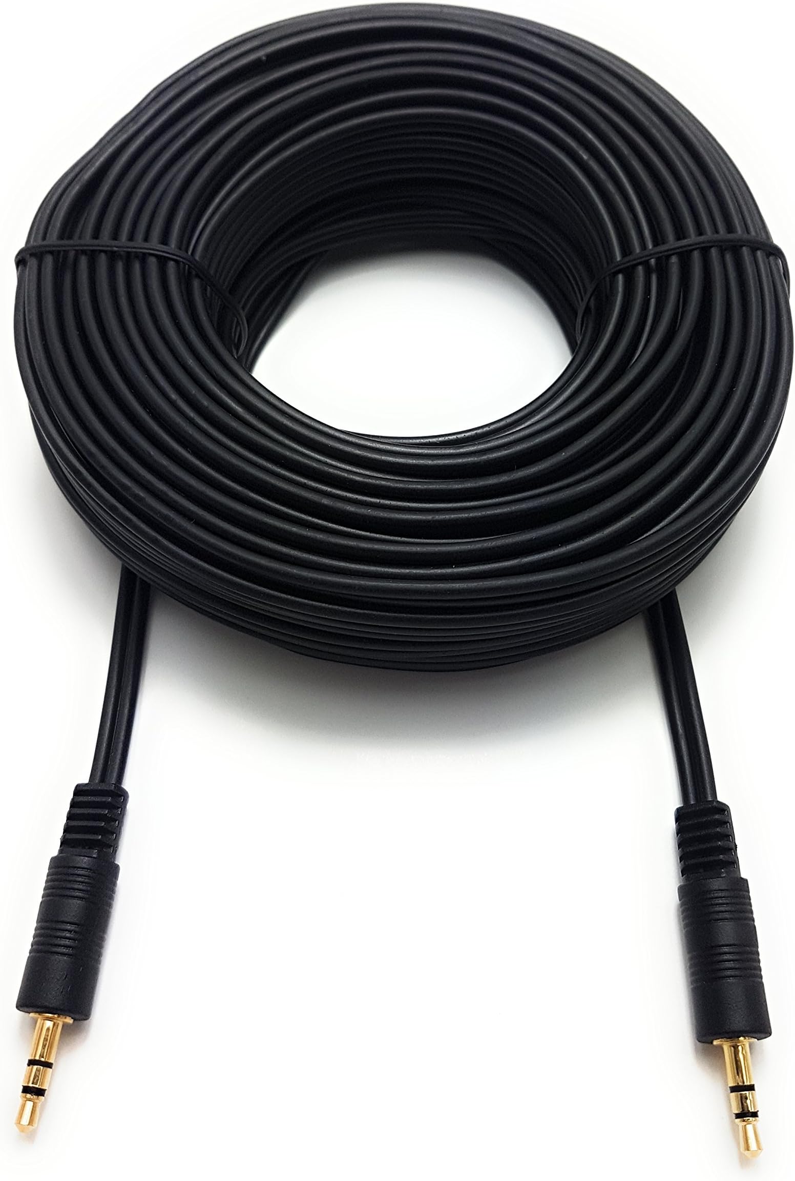 20m Extra Long Black Audio AUX Cable 3.5mm TO 3.5mm For Mobile, Phones, Computers, Laptops, Mp3 Players, Portable Speakers, Headphones, HIFI