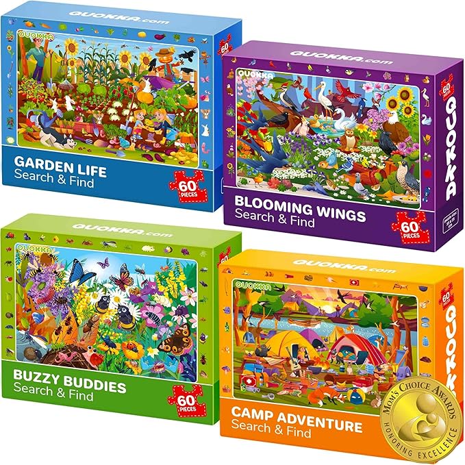 QUOKKA Puzzle Da Pavimento Per Bambini 3-7 Anni | 4 Puzzle Da 48 Pezzi | Tema Oceano | Gioco Educativo E STEM | Regalo Originale - 2