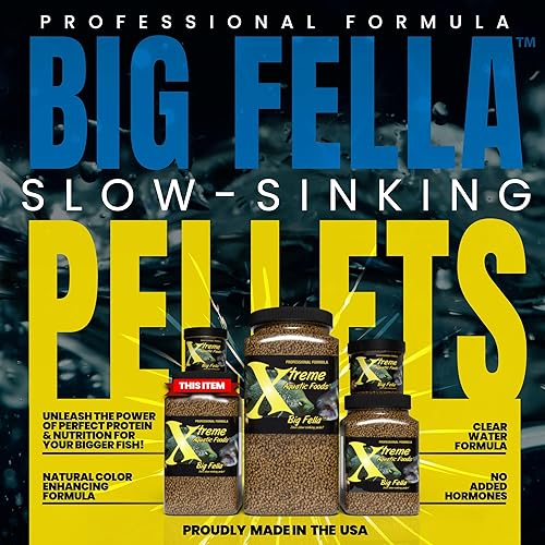 Miniatura 2 de Xtreme Big Fella - Gránulos de 0.118 in nutrición profesional para cíclidos medianos a grandespeces comunitarios  Aumenta la salud inmune y