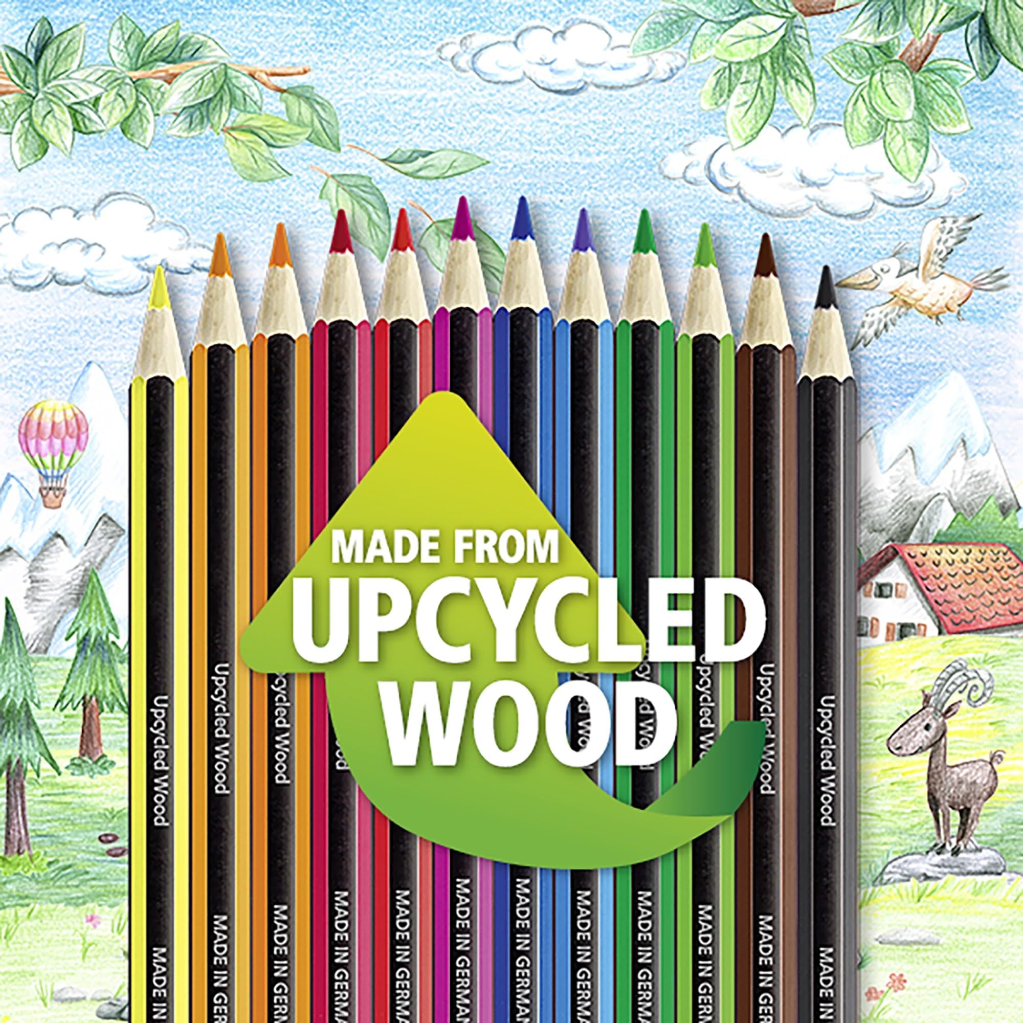 Staedtler Matite colorate Noris Jumbo (matite colorate + gomma