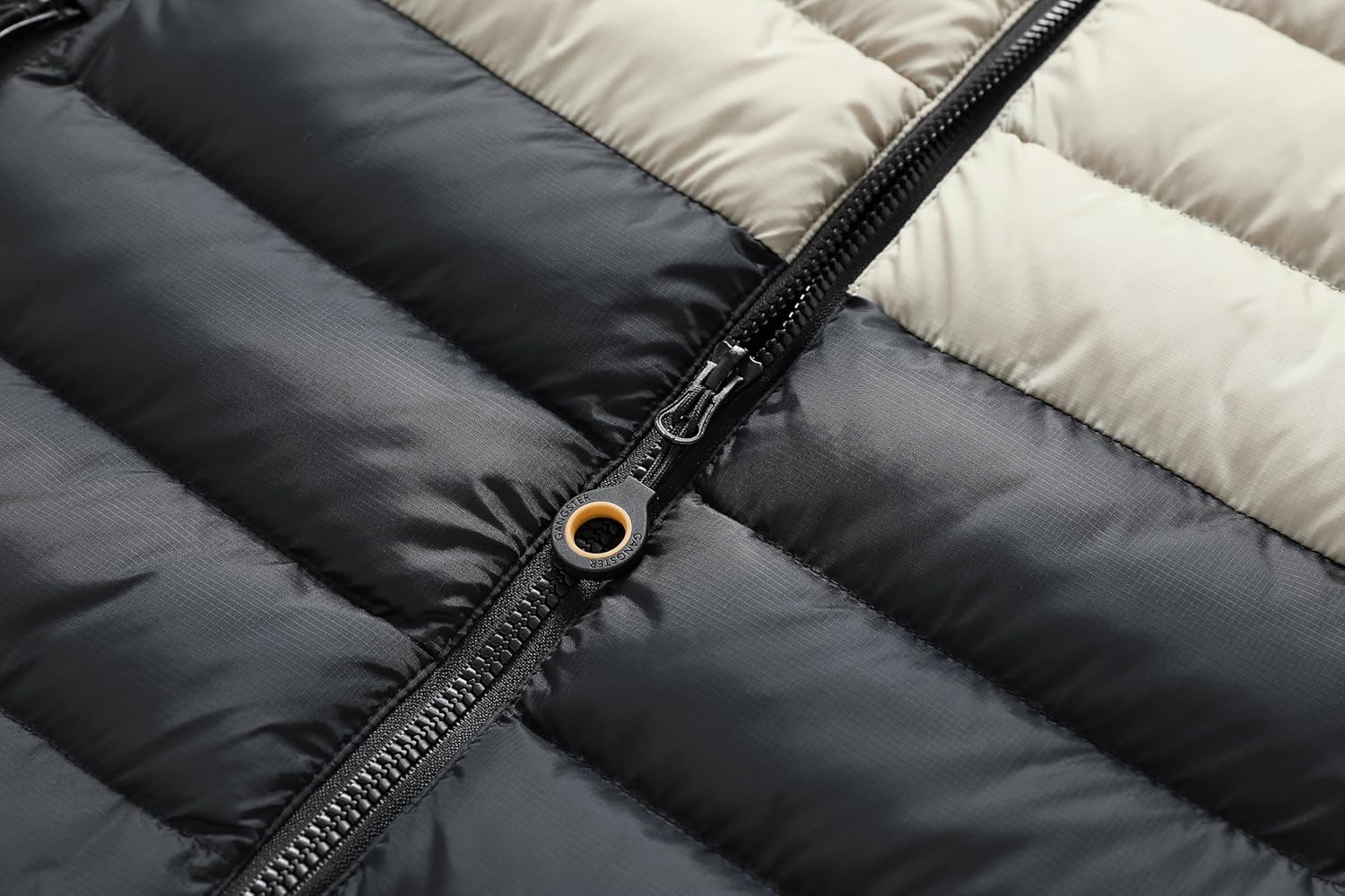 Men's autumn and winter universal fashion warm trend thickened warm windproof detachable hat imitation down jacket