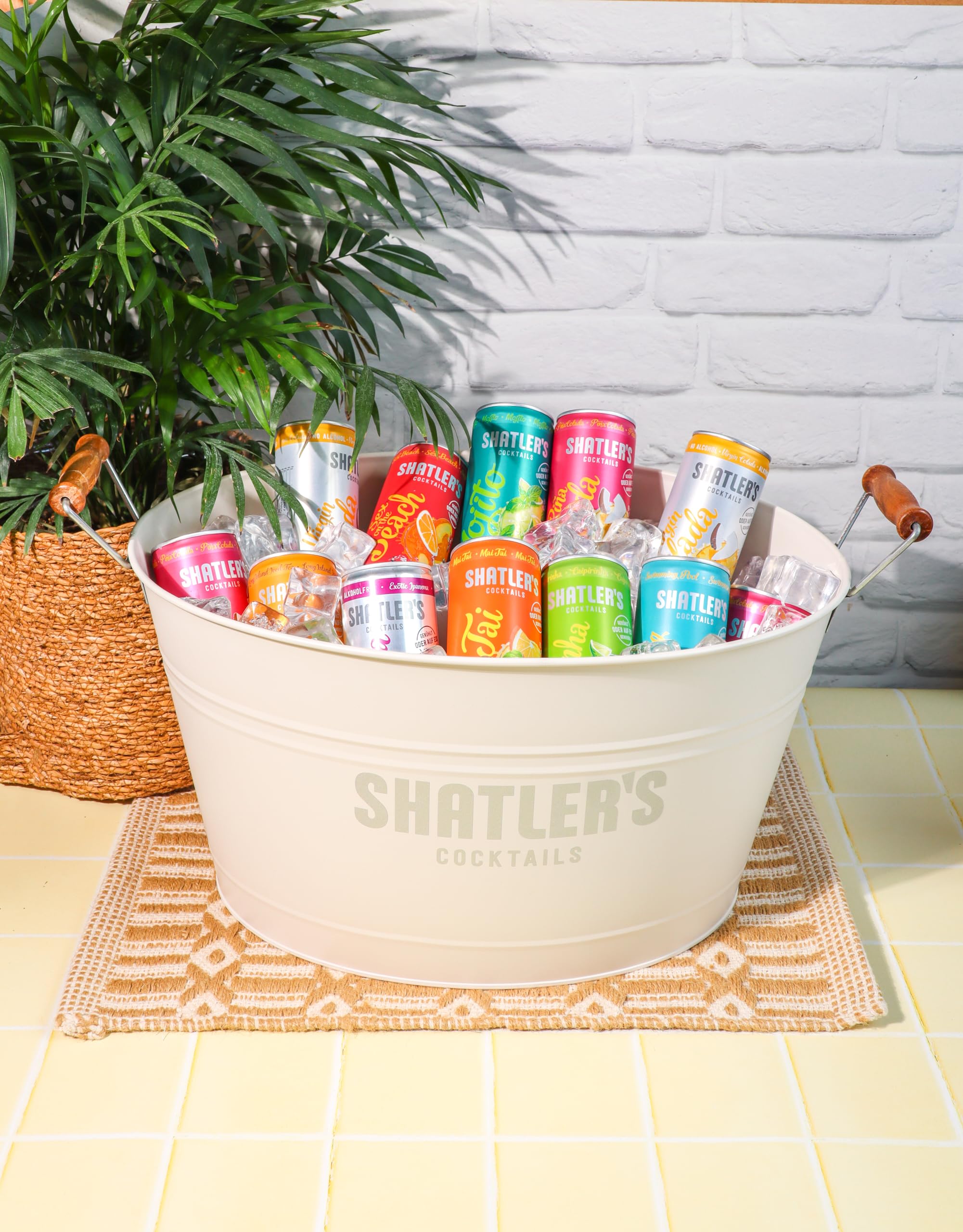 Shatler's Cocktails | Piña Colada | Rum, Ananas und Cocos | 12 x 250ML | 10,1%
