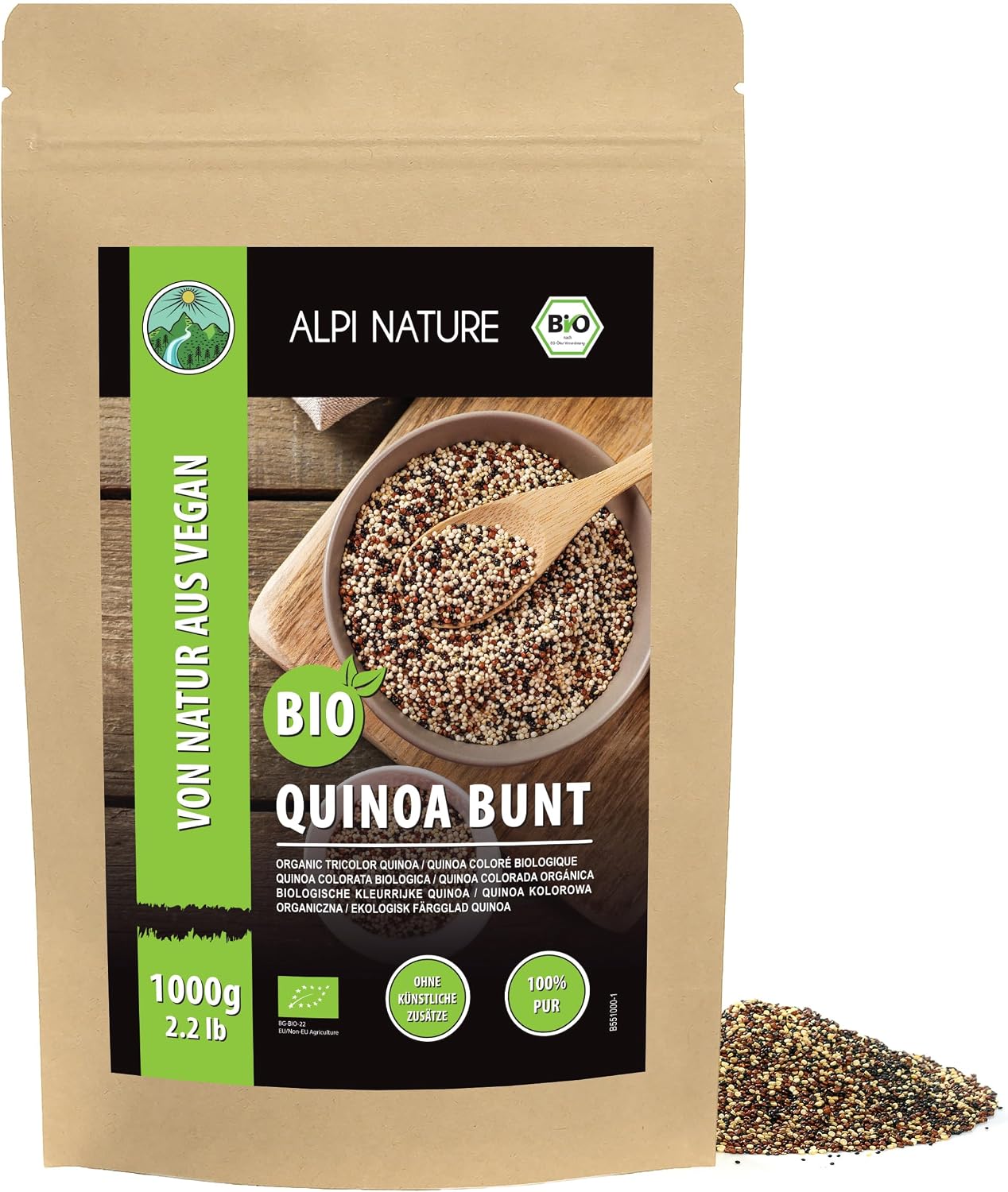 Quinoa bio tricolore 1kg