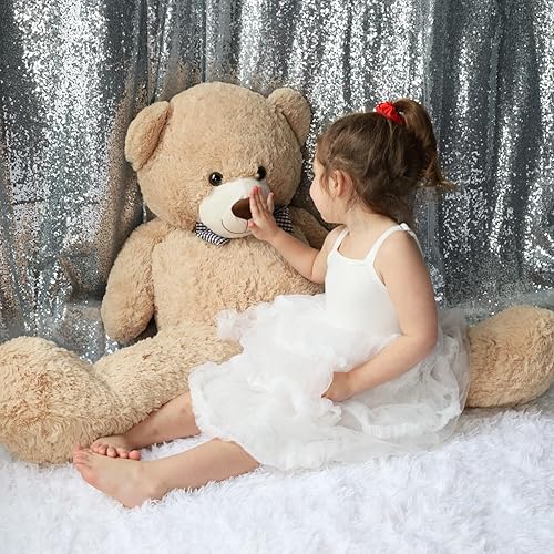 Miniatura 4 de Oso de peluche gigante Misscindy para tu novia o para niños y niñas (47 pulgadas)