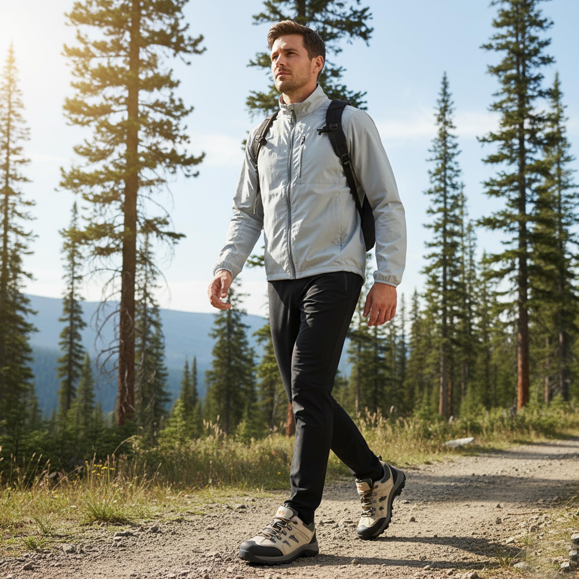CC-Los Wodoszczelne buty trekkingowe, męskie, wygodne, lekkie, oddychające