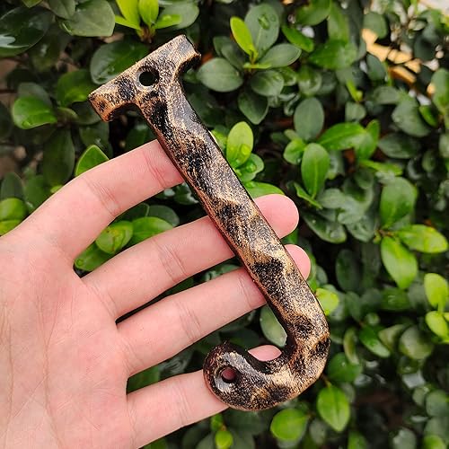 Miniatura 3 de Números y letras de casa de 5.5 pulgadas, número de dirección de casa de metal de hierro fundido altamente visible para buzón de oficina de calle,