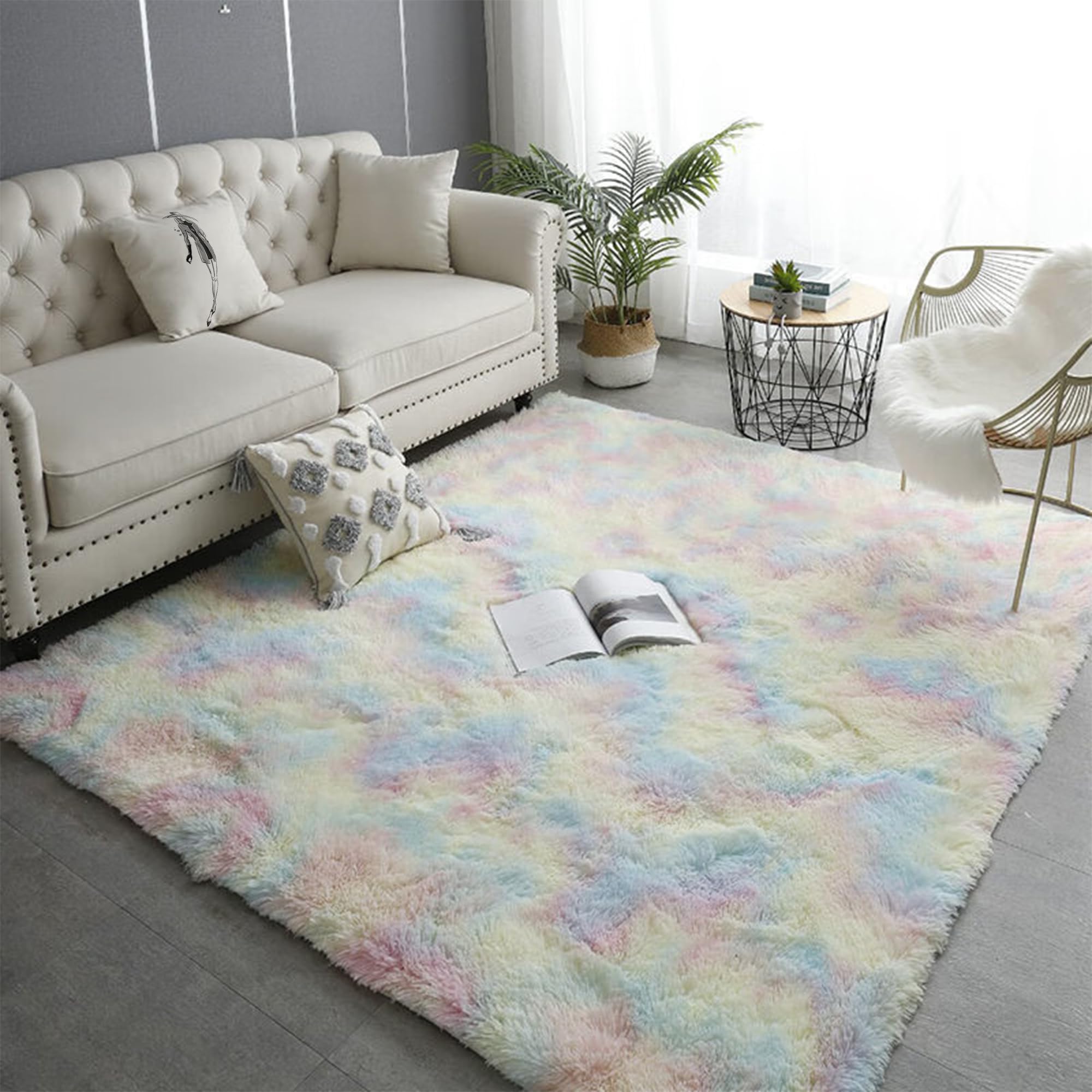 Tapis de style moderne pour décoration de salon et chambre à coucher