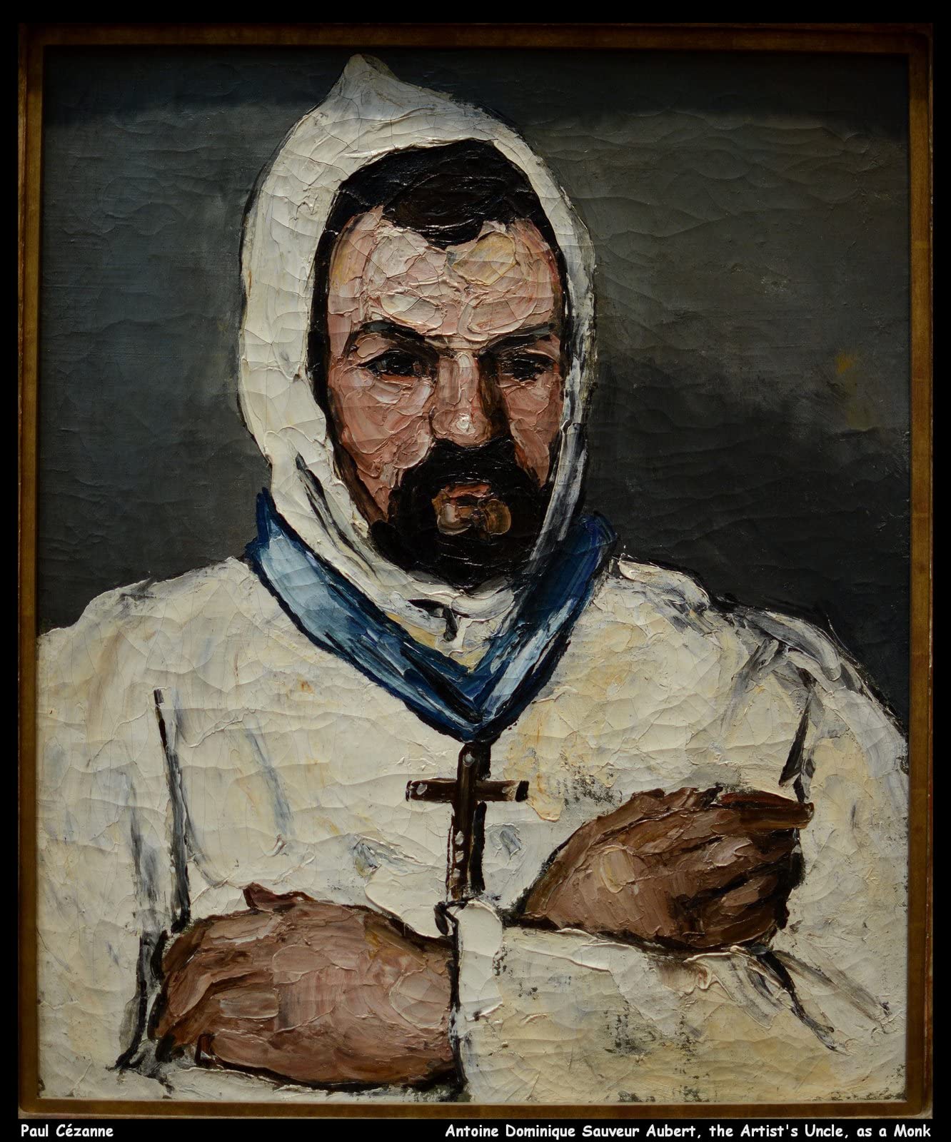 paul czanne antoine dominique sauveur aubert the artists uncle as a monk jpb 24776598206 o 1 J16202 A0 Poster on Photo Paper - Glossy Thick (47/33 inch)(119/84 cm) - JKPRint - Film Movie Posters Wal
